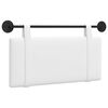 vidaXL T&ecirc;te de lit suspendue Blanc Tissu