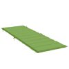 vidaXL Coussin de chaise longue vert m&eacute;lang&eacute; 186x58x4 cm tissu