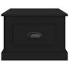 vidaXL Table basse Noir 50x50x35 cm Bois d'ingénierie