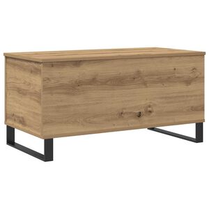 vidaXL Table basse ch&ecirc;ne artisanal 90x44,5x45 cm bois d'ing&eacute;nierie