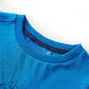 T-shirt enfants &agrave; manches longues bleu cobalt 116