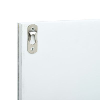 vidaXL Porte-manteau Blanc 20,2x8,5x66,5 cm MDF