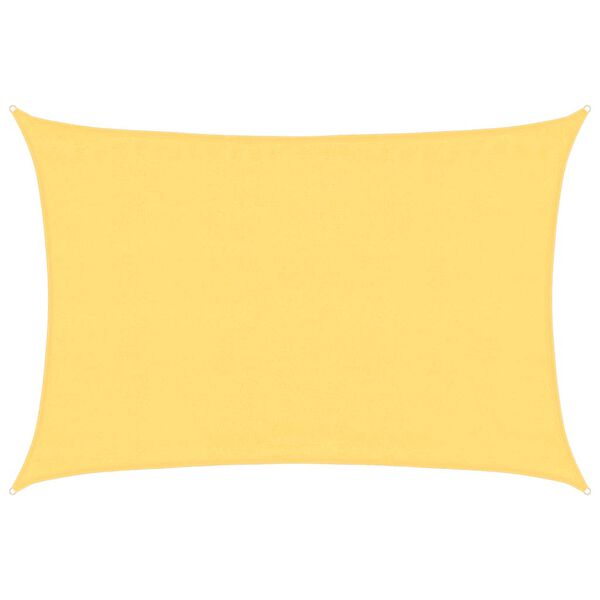 vidaXL Voile d'ombrage 160 g/m² Beige 3,5x4,5 m PEHD