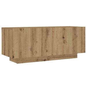 vidaXL Table de chevet ch&ecirc;ne artisanal 100x35x40 cm bois d&rsquo;ing&eacute;nierie