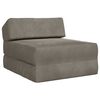 vidaXL Canap&eacute;-lit pliable Gris clair 60 x 70 x 41 cm Tissu