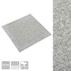 vidaXL Tapis 20 pcs Gris clair 50 x 50 cm 100% Polypropyl&egrave;ne