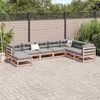 vidaXL Salon de jardin 8 pcs bois massif sapin de douglas