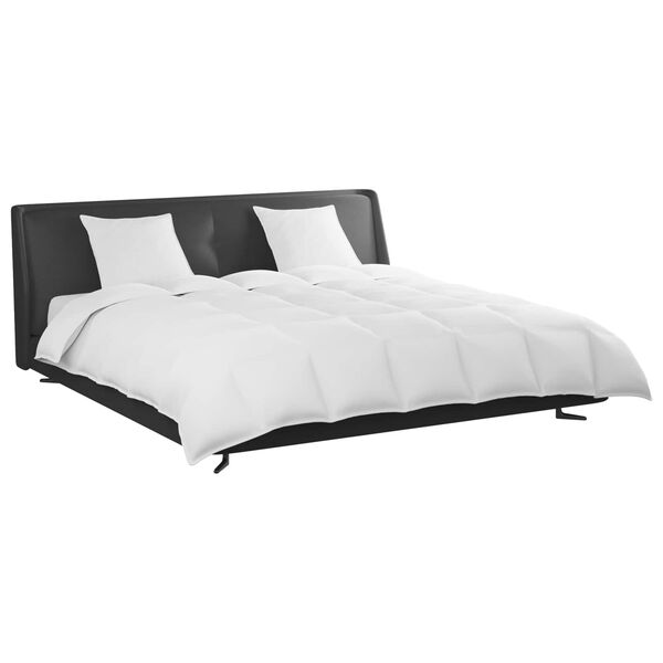 vidaXL Ensemble de Duvet avec oreiller 3 pcs Blanc Plume de canard