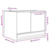 vidaXL Terrarium avec stockage Transparent 40 x 30 x 30 cm Verre