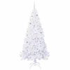 vidaXL Sapin de No&euml;l artificiel avec 300 LED Blanc 210 cm PVC et Acier