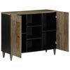 vidaXL Buffet 90x33x75 cm bois massif de manguier