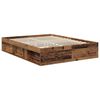 vidaXL Cadre de lit Bois ancien 150 x 200 cm Bois de pin massif