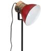 vidaXL Lampe de bureau 25 W rouge délavé 17x17x50 cm E27