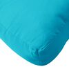 vidaXL Coussins de palette lot de 3 turquoise tissu Oxford