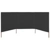 vidaXL Paravent 3 panneaux Tissu 400 x 160 cm Anthracite