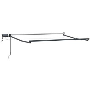vidaXL Cadre de store r&eacute;tractable &eacute;lectrique Anthracite 2,5 x 2 m
