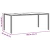 vidaXL Ensemble de salle &agrave; manger pour jardin 9 pcs Beige polyrotin