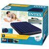 Intex Lit gonflable avec pompe Dura-Beam 152x203x25 cm bleu