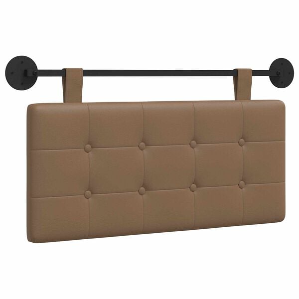vidaXL T&ecirc;te de lit suspendue Cappuccino 100 x 55 x 5 cm Simili cuir