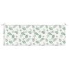 vidaXL Coussin de banc de jardin motif de feuilles 150x50x3 cm
