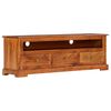 vidaXL Meuble TV 120x30x40 cm Bois d'acacia massif