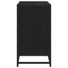 vidaXL Cabinet de salle de bain avec porte Ch&ecirc;ne noir 65 x 33 x 60 cm