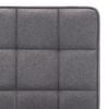 vidaXL Chaises &agrave; manger lot de 4 gris clair tissu