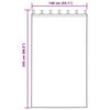 vidaXL Rideaux occultants avec anneaux 2 pcs Blanc pur 245 x 140 cm