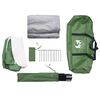 vidaXL Tente familiale avec porche 6 personnes vert imperméable