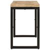 vidaXL Table &agrave; d&icirc;ner 110x50x76 cm Bois de manguier massif