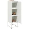 vidaXL Buffet haut blanc 36x39x123 cm acier