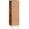 vidaXL Armoire de bain chêne fumé 30x30x100 cm bois d'ingénierie