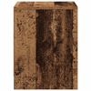 vidaXL Cabinet de chevet avec tiroir Bois ancien 45 x 34 x 44,5 cm