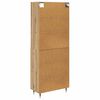 vidaXL Haut Armoire Ch&ecirc;ne artisanal 69,5 x 34 x 180 cm