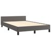 vidaXL Cadre de lit sans matelas gris 120x200 cm similicuir