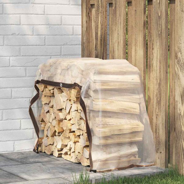 vidaXL B&acirc;che transparente avec &oelig;illets 1x2 m PVC