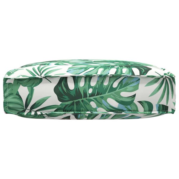 vidaXL Coussin Feuille Motif feuille 60 x 60 x 12 cm Tissu Oxford