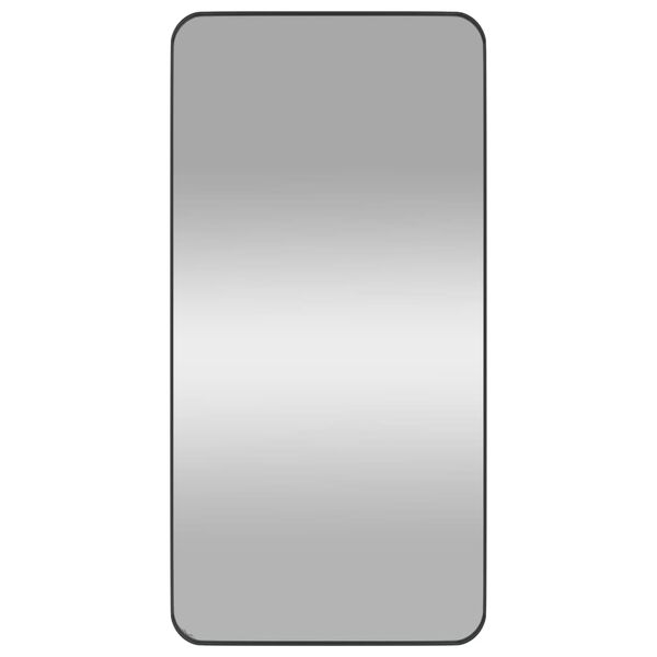 vidaXL Miroir mural Noir 50x100 cm Rectangulaire