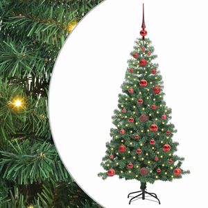 vidaXL Sapin de No&euml;l avec 150 LED avec support Vert 120 cm PVC