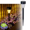 Luxform Lampes de jardin &agrave; LED solaires Montpellier 4 pcs Noir