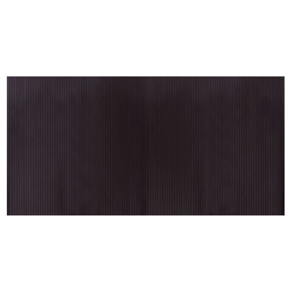 vidaXL Tapis rectangulaire marron foncé 100x200 cm bambou