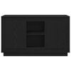 vidaXL Buffet Ch&ecirc;ne noir 102 x 35 x 60 cm Bois d'ing&eacute;nierie