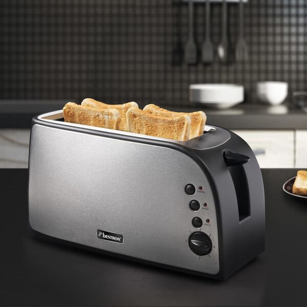 Bestron Grille-pain ATO900STE 1500 W Inox XL