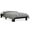 vidaXL Cadre de lit sans matelas noir 90x190 cm