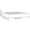 vidaXL Matelas de lit &agrave; ressorts ensach&eacute;s fermet&eacute; moyenne Cr&egrave;me 180x200x20 cm
