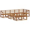 vidaXL Ensemble de canap&eacute;s d'ext&eacute;rieur 9 pcs Naturel