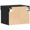 vidaXL Ensemble meuble TV Ch&ecirc;ne noir 40 x 30 x 30 cm Bois d'ing&eacute;nierie
