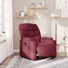 vidaXL Fauteuil inclinable électrique Rouge bordeaux Tissu