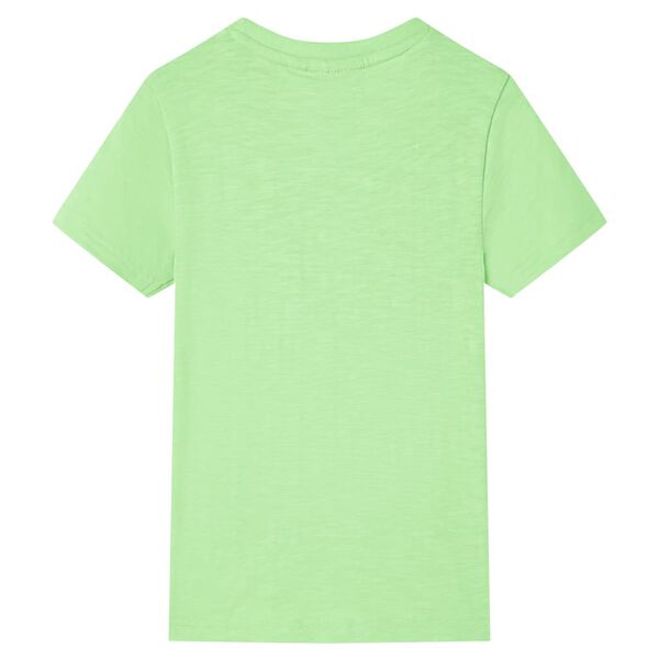 T-shirt pour enfants vert fluo 140