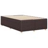 vidaXL Cadre de lit sans matelas marron fonc&eacute; 120x200 cm tissu